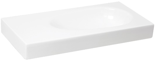 Smanni Bunda Tezgah Üstü Lavabo Mat Beyaz 1050-201